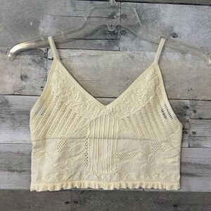 Elegant Yelllow Lace Women’s Top